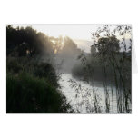 Misty Sunrise Greeting Card