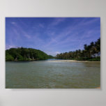 Mitan River Meets The Sea Print