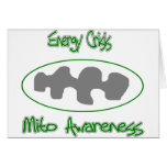 mito awareness energy crisis greeting card