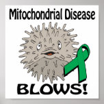 Mitochondrial Disease Blows Awareness Design Print