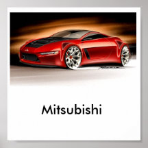 mitsubishi-concept-ra-drawing, Mitsubishi Print