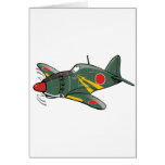 mitsubishi J2M Raiden Greeting Cards