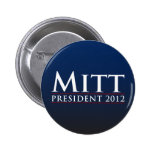 Mitt for President 2012 Button