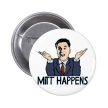 Mitt Happens Pins