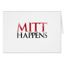 Mitt Happens.png Greeting Card