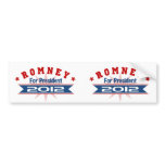 Mitt Romney 2012 Bumper Stickers
