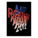 Mitt Romney 2012 cards