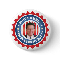 Mitt Romney 2012 for US President Buttons