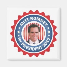 Mitt Romney 2012 for US President Fridge Magnets