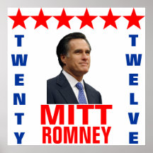 Mitt Romney 2012 Poster