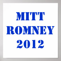 MITT ROMNEY 2012 PRINT