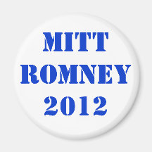 MITT ROMNEY 2012 REFRIGERATOR MAGNET