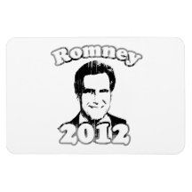 Mitt Romney 2012 Retro Rectangular Magnets
