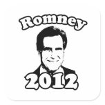 Mitt Romney 2012 Retro stickers