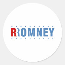 Mitt Romney 2012 Round Stickers