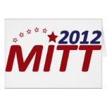 Mitt Romney 2012 star Greeting Card
