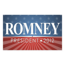 Mitt Romney 2012 Rectangular Stickers