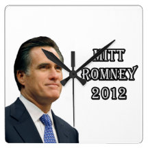 Mitt Romney 2012 Wall Clock