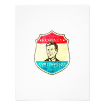 Mitt Romney For American President Shield Custom Invite