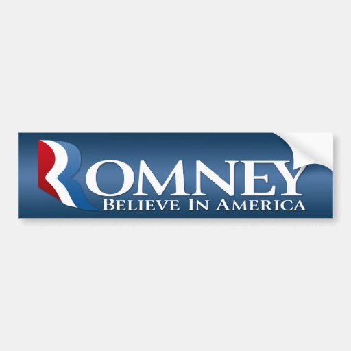Mitt Romney for President 2012 Bumper Stickers