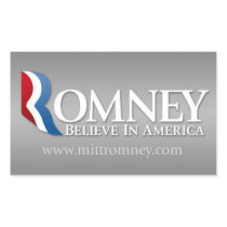 Mitt Romney for President 2012 Rectangular Sticker