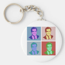 MITT ROMNEY Pop Art Key Chain