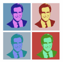 MITT ROMNEY Pop Art Photo Sculptures