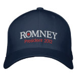 Mitt Romney President 2012 embroidered hats