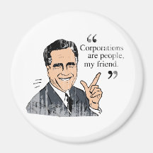 Mitt Romney Quotes colour.png Refrigerator Magnet