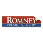 Mitt Romney - red white blue design Bumper Sticker