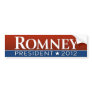 Mitt Romney - red white blue design Bumper Sticker