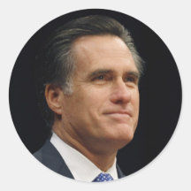 Mitt Romney Round Sticker