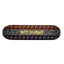 Mitt Romney Stars and Stripes. Custom Skateboard