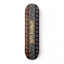 Mitt Romney Stars and Stripes. Custom Skateboard