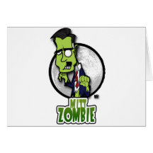 Mitt Zombie Greeting Card