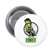 Mitt Zombie Pinback Button