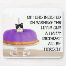 Mittens' birthday greeting
