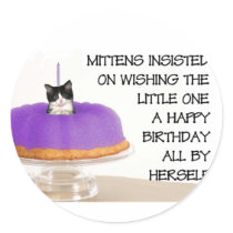 Mittens' birthday greeting