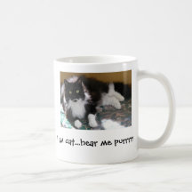 Mitty Kitty, Hear Me Purrrrrrrr Mug