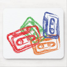 Mix Tapes - DJ Disc Jockey Mouse Pads