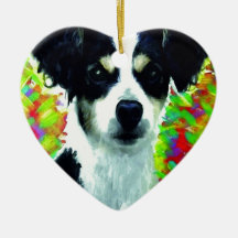 Mixed Breed Dog Christmas Ornaments
