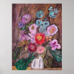 Mixed flowers poster posters