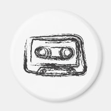 Mixtape Refrigerator Magnet