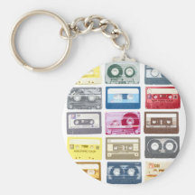 Mixtapes Graphic Keychains