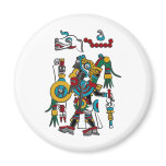 Mixtec Warrior Fridge Magnet