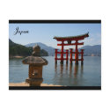 miyajima red postcards