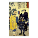 Miyamoto Musashi and the Fortune Teller c. 1800's business cards