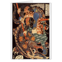 Miyamoto Musashi Ink Painting Cards