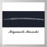 Miyamoto Musashi's Sword posters