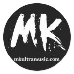 MKULTRA Music Round Sticker #2